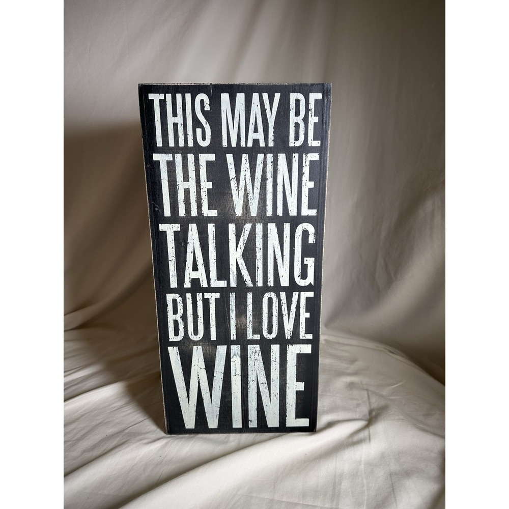 Primitives By Kathy-Wine Box Holds 6 Bottles Of Wine